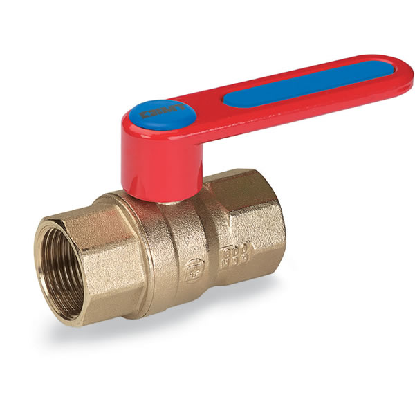 full-bore-ball-valve-din-dvgw-for-gas-and-potable-water-female-ends-with-multilogo-red-aluminium-handle-492ffm